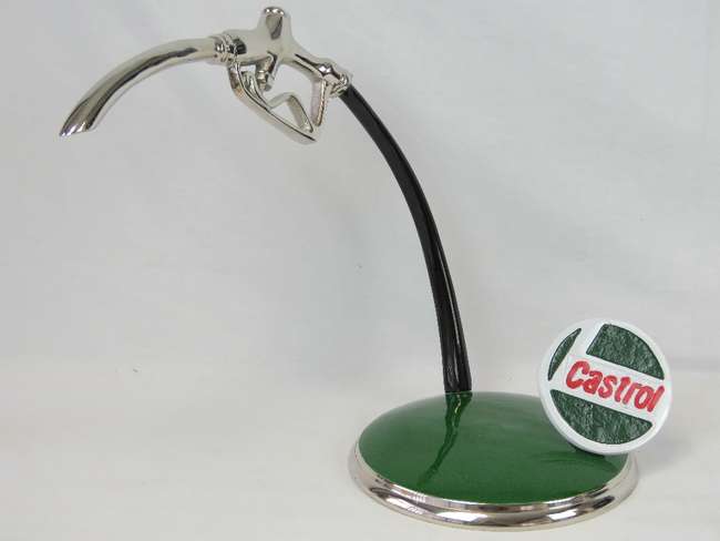 Contemporary Castrol petrol dispenser.-Sold