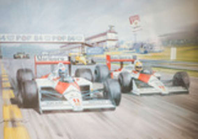 Selection Of Motorsport Prints-Auction Lot