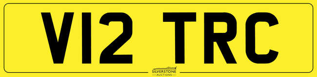 Registration Number V12 TRC-Sold