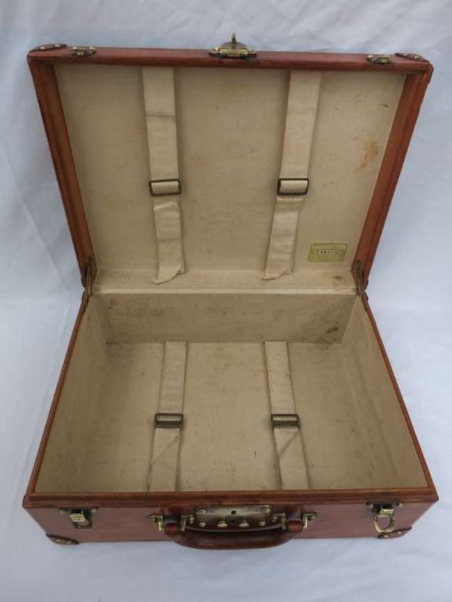 A vintage Louis Vuitton leather case c1920â€™s-Sold