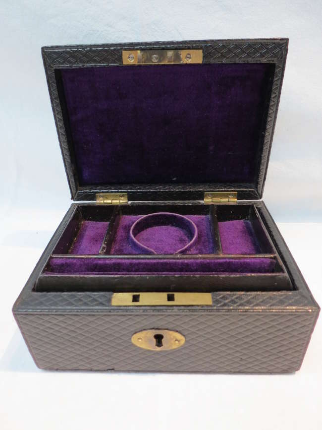 A Leather Jewel Case-Sold