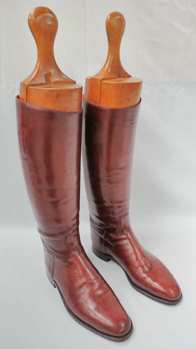 A good pair of tan leather Riding Boots-Sold
