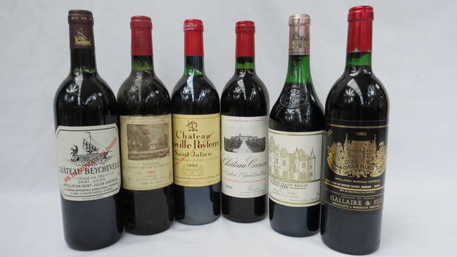 Bordeaux, The Vintage Years - 1982 - A Mixed Half Case-Auction Lot