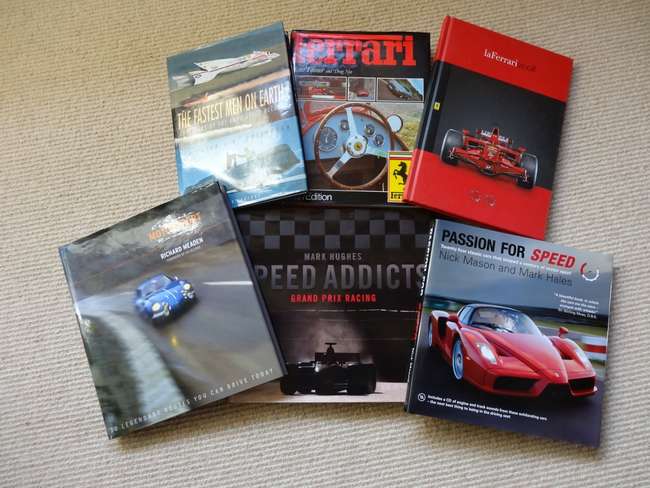 Six quality Motoring Books -Sold