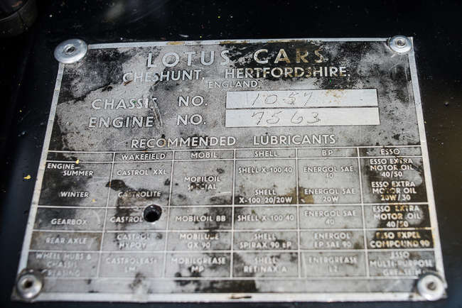 **Regretfully Withdrawn** 1959 Lotus Elite Series 1-Auction Lot