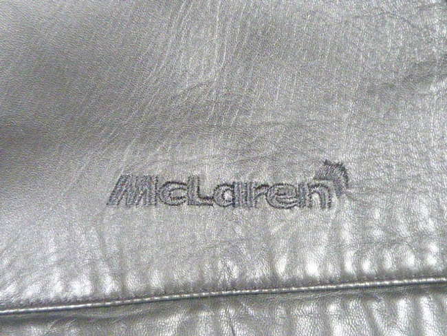 Official McLaren Leather Bomber Jacket-Sold