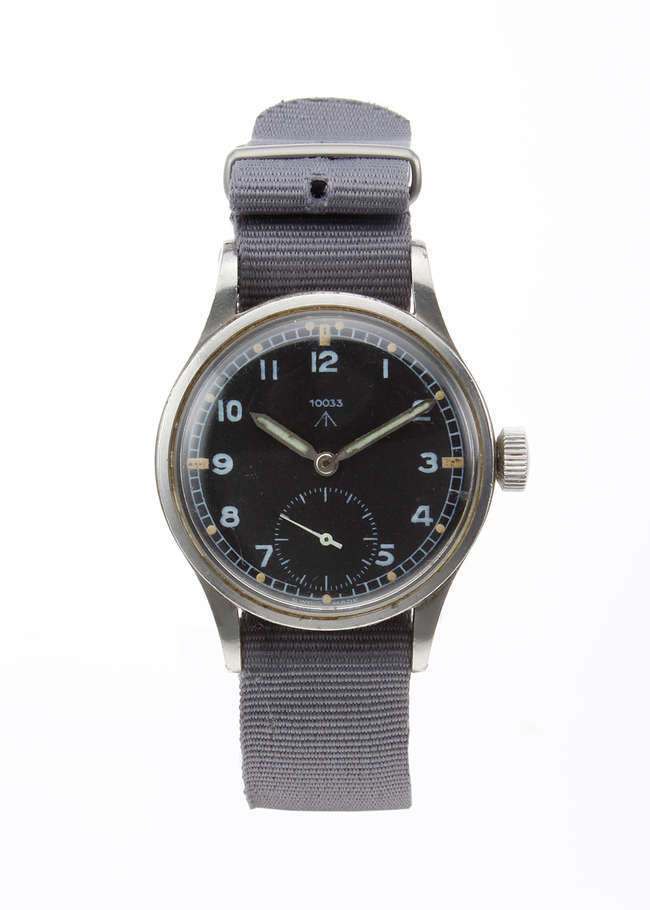 Omega RAF Rare Dial, c.1945 Military Watch-Auction Lot
