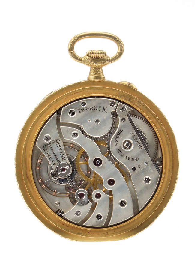 Golay Fils & Stahl 18ct Pocket Watch c.1917-Auction Lot