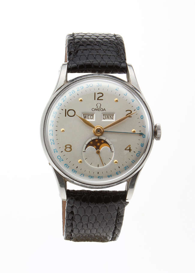 Omega Triple Calendar Moon Phase â€˜Cosmicâ€™-Sold