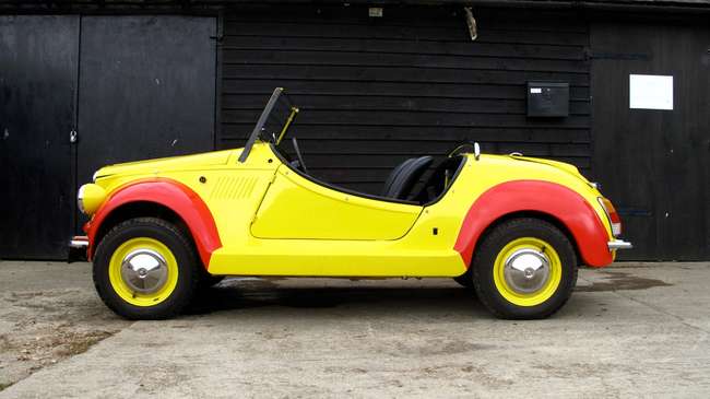 The ex Enid Blyton - 1969 Fiat 500 Gamine 'Noddy Car' by Vig-Sold