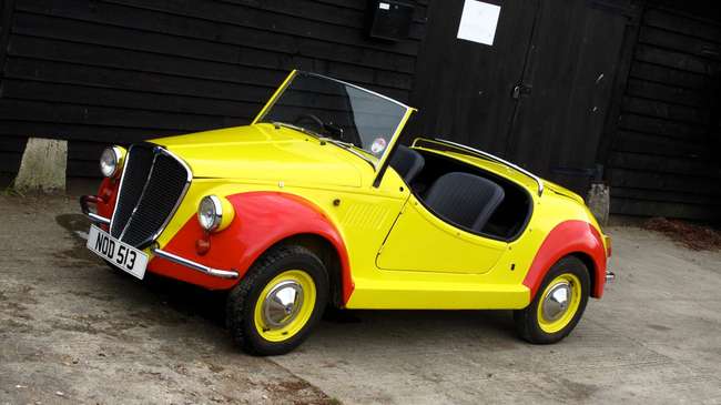 The ex Enid Blyton - 1969 Fiat 500 Gamine 'Noddy Car' by Vig-Sold