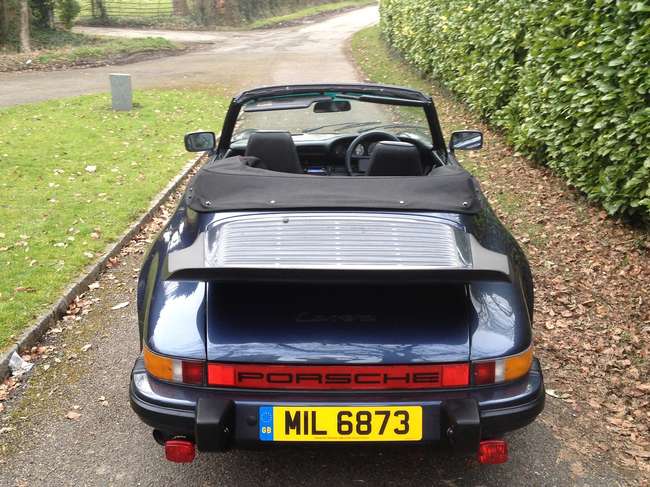1985 Porsche 911 3.2 Carrera Convertible-Sold