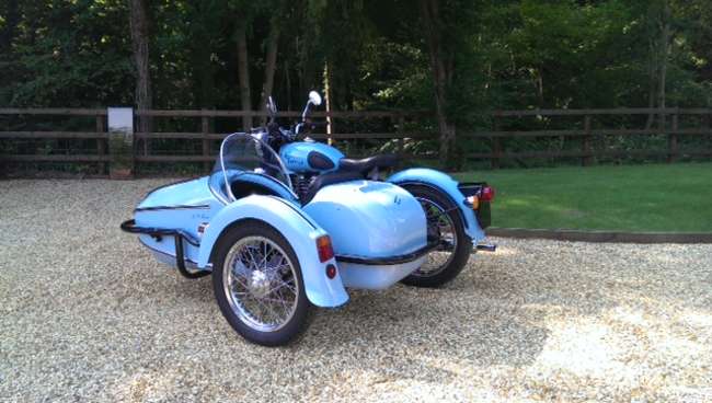 Harry Potter Royal Enfield Bullet & Side Car-Sold