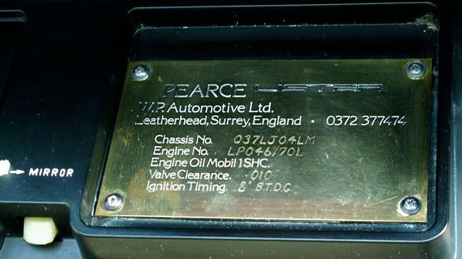 1990 Lister Jaguar XJS 7.0 Litre Le Mans Coupe-Sold