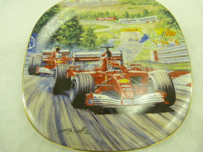 Set of Ferrari Commemorative Plates-Sold