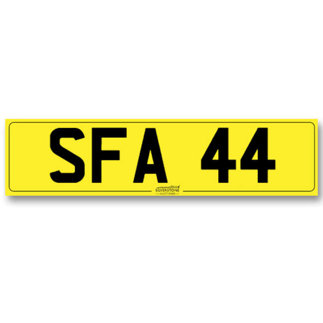 Registration No. - 'SFA 44'-Auction Lot