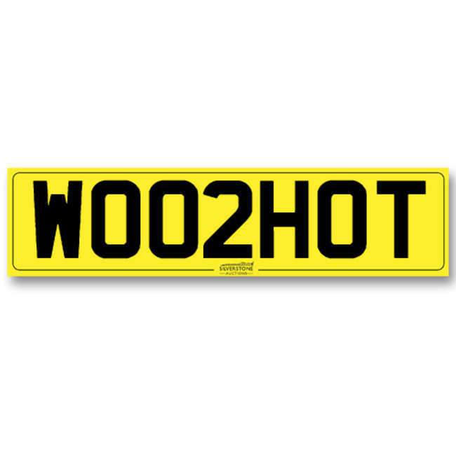 Registration No. - 'W002HOT'-Sold