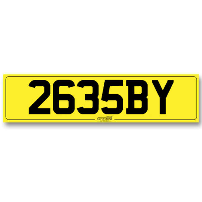 Registration No. - '2635BY'-Auction Lot