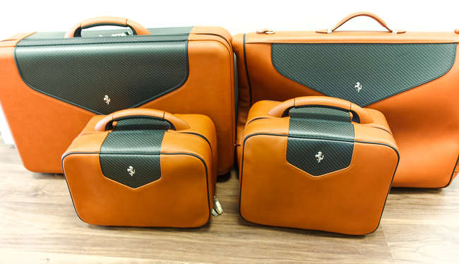 Ferrari 575 Superamerica four-piece luggage kit-Sold