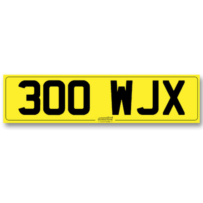 Registration No. - '300 WJX'-Auction Lot