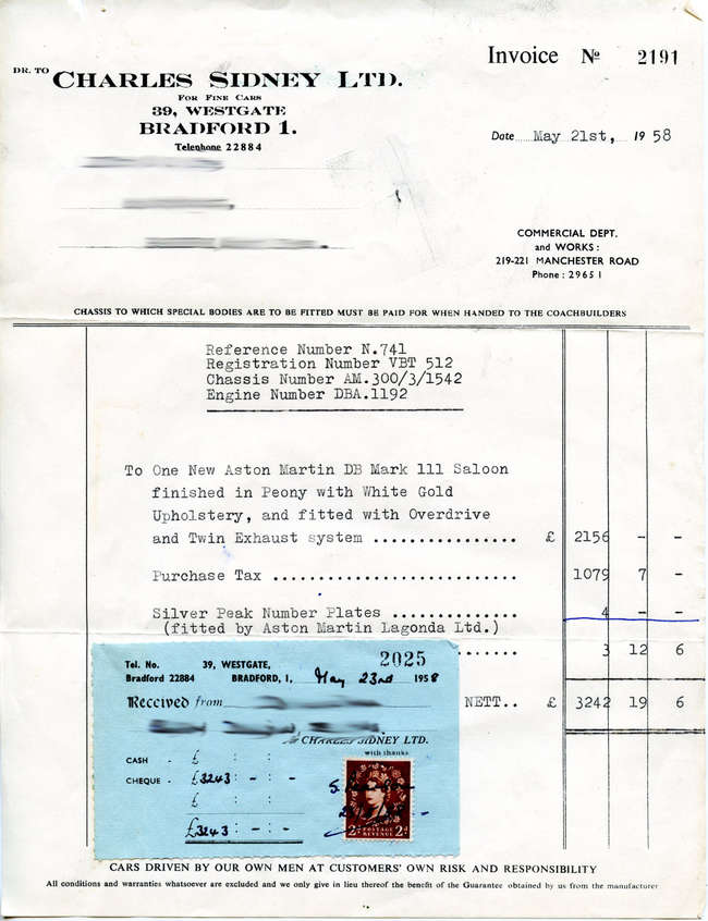 1958 Aston Martin DB2/4 MKIII-Sold