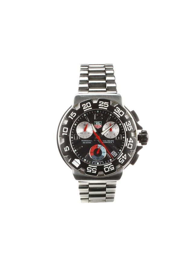 2004 TAG Heuer FORMULA 1 Chronograph Black dial/black rotati-Sold