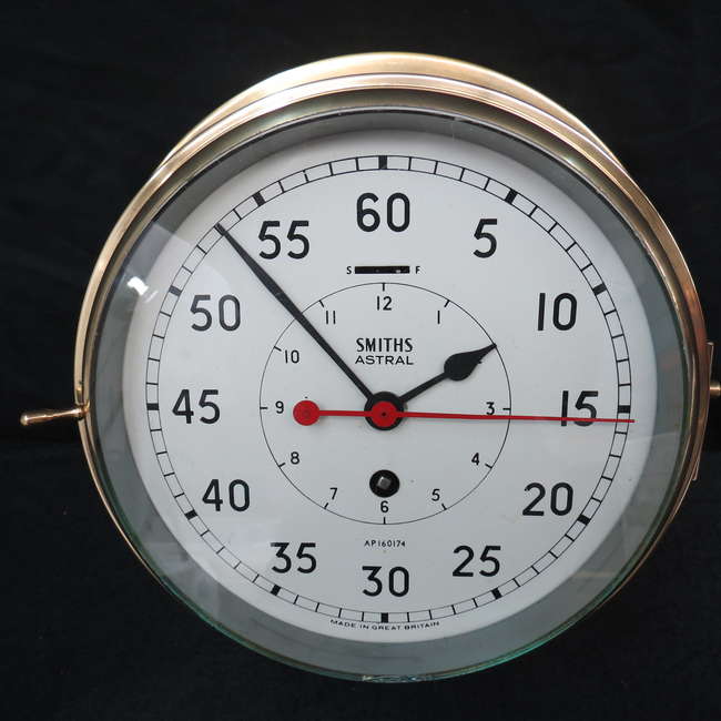A Smiths Astral Ships Bulkhead Clock-Sold