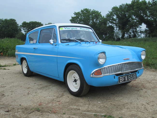 1964 Ford Anglia 123E FIA Race Car-Auction Lot