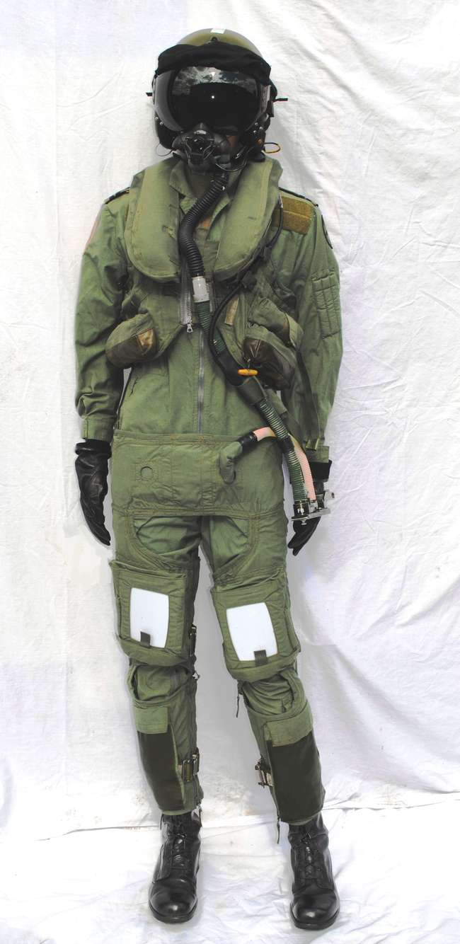 Harrier Jump Jet Pilot Dummy in Full Flight Gear-Sold