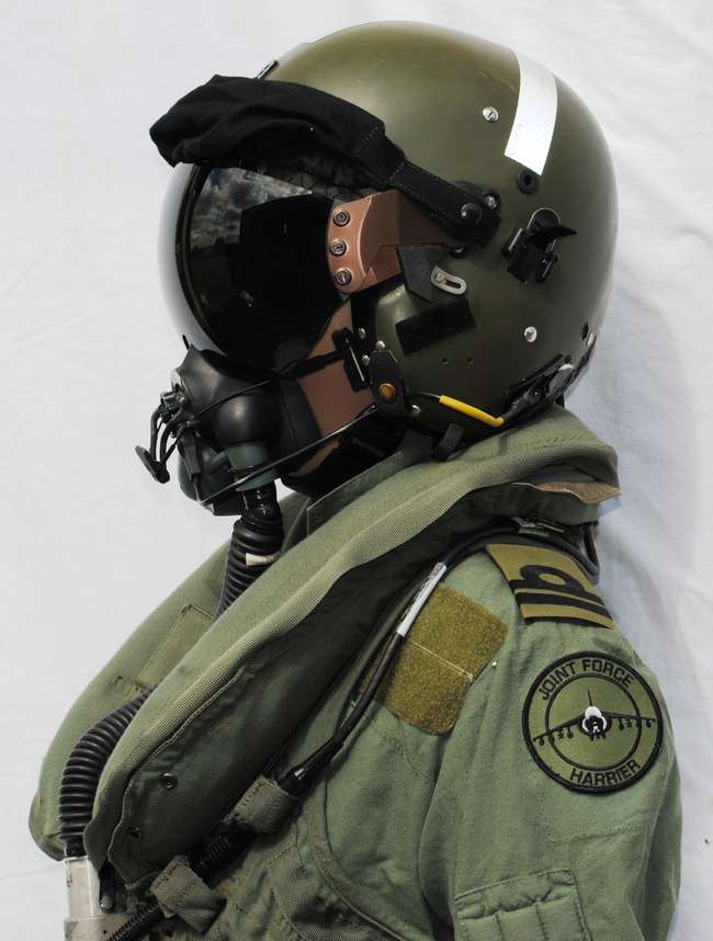 Harrier Jump Jet Pilot Dummy in Full Flight Gear-Sold