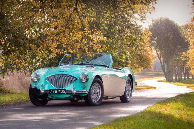 1956 Austin Healey 'Genuine' Factory 100M Le Mans Roadster-Sold