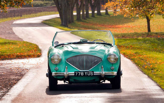1956 Austin Healey 'Genuine' Factory 100M Le Mans Roadster-Sold