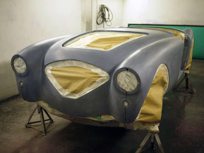 1956 Austin Healey 'Genuine' Factory 100M Le Mans Roadster-Sold