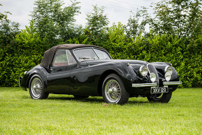 Iconic Auctioneers | 1954 Jaguar XK120 Drophead Coupe-Sold
