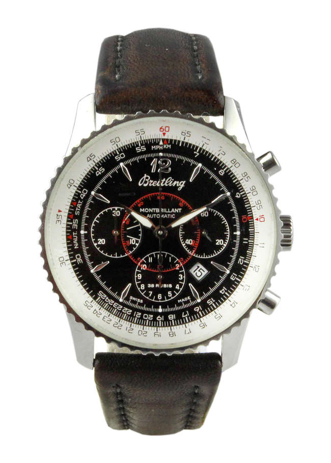 2002 Breitling Montbrilliant Automatic Chronograph. €œFull S-Sold