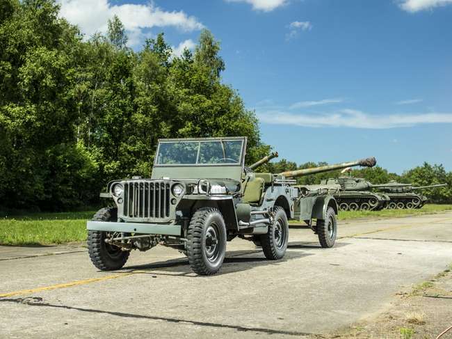 1944 Willys MB Jeep with Trailer-Sold