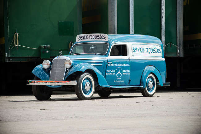1954 Mercedes-Benz 170SD 'Fangio' Service Truck-Auction Lot