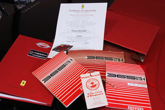 1971 Ferrari 365 GTS/4 Daytona Spyder-Sold