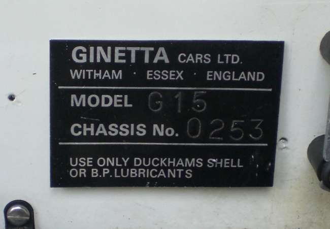 1971 Ginetta G15 -Sold