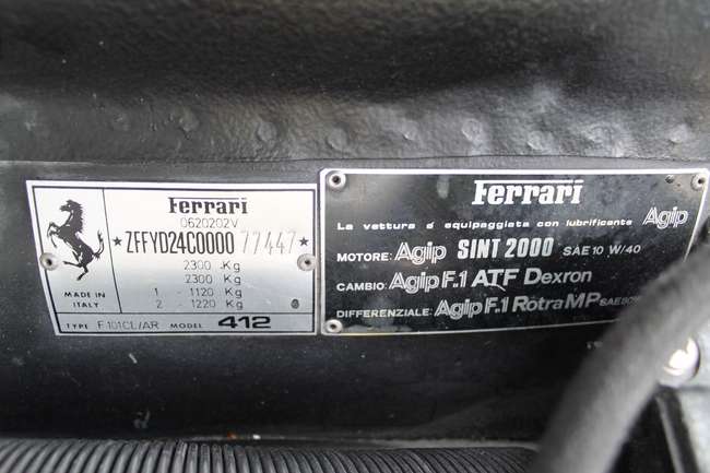 1988 Ferrari 412 GT-Sold