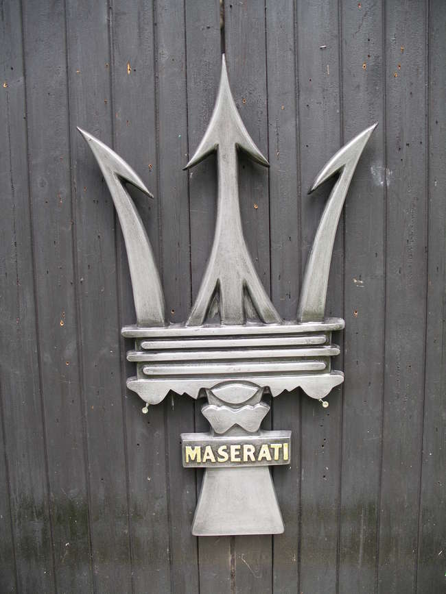 Maserati Trident Emblem-Sold
