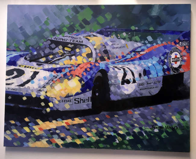 Porsche original by Simon Ward -Auction Lot
