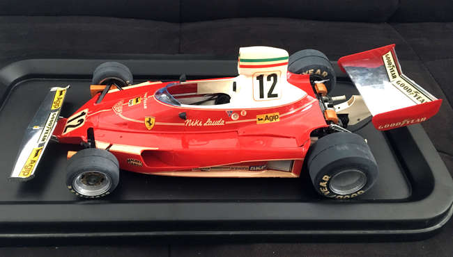 1/12 scale model Ferrari 312-Niki Lauda.-Sold