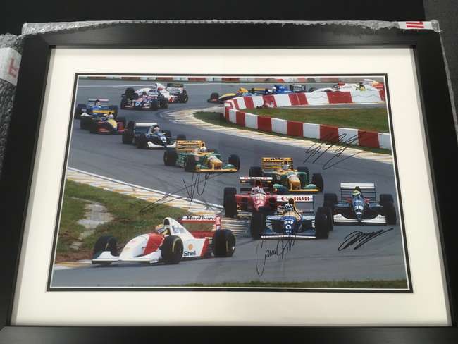 Multi-signed Brazil 1993 Formula 1 photograph -Sold