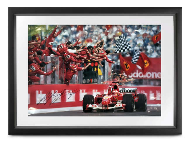 Michael Schumacher signed Heros Welcome' -Sold