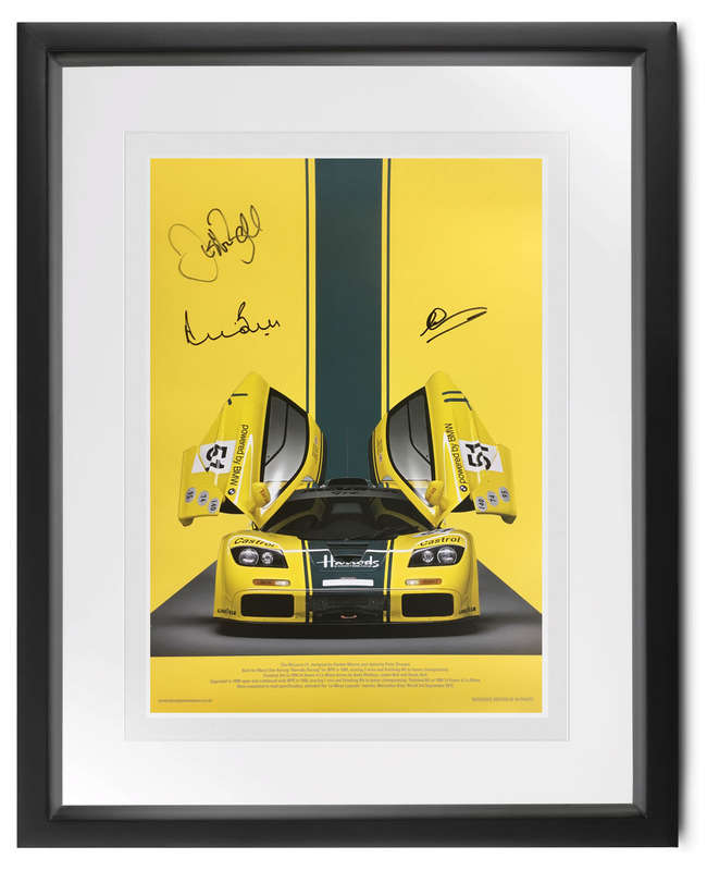 McLaren F1GTR, signed  Bell, Wallace, Bell-Sold