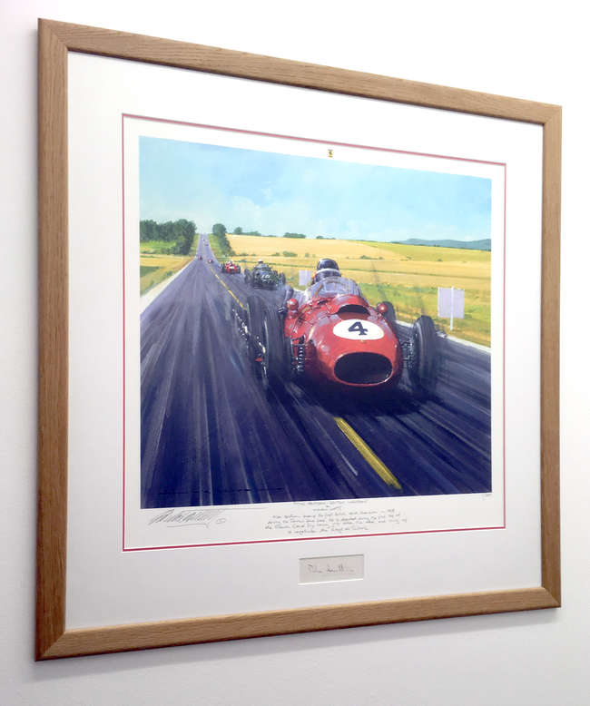 British Champion  signed Mike Hawthorn.-Auction Lot