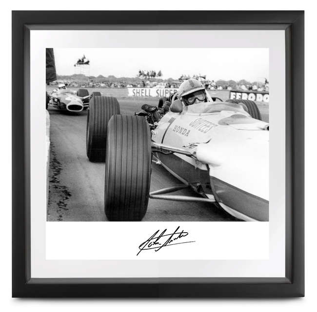 John Surtees CBE tile collection and signed photo-Sold