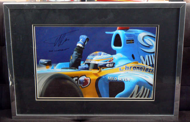 World Champion, signed Fernando Alonso-Sold