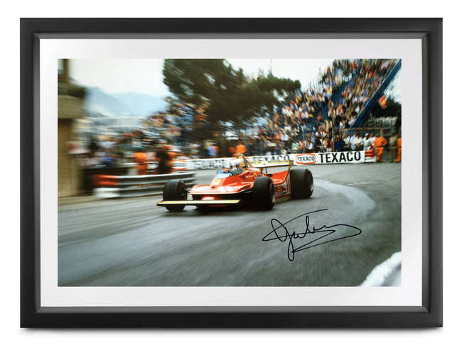 1979 Monaco Grand Prix, signed Jody Scheckter-Sold